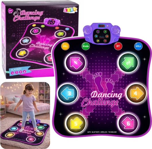 Interaktive Tanzmatte mit LED und Bluetooth – 5 Spielmodi