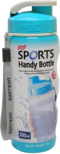Plastik-Wasserflasche 500 ml Blau