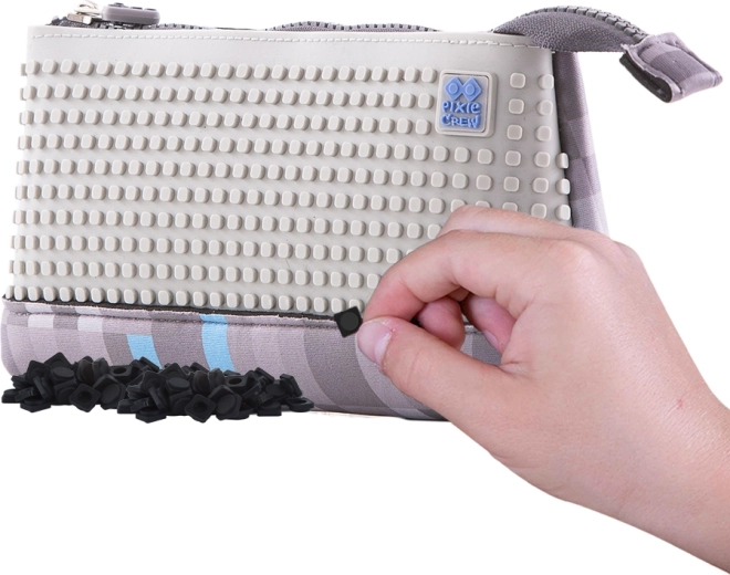 Pixie Crew großes Etui grau-blau