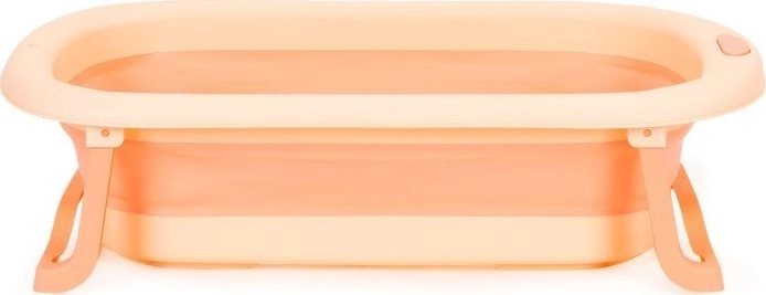 Zusammenklappbare Babybadewanne mit Ablauf ECOTOYS – Rosa