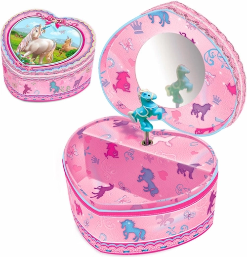 Schmuckkästchen mit Musik Einhorn Herz