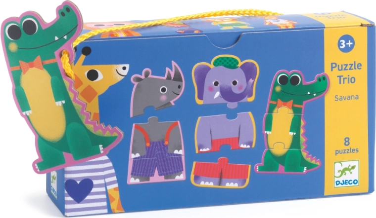 Djeco Trio Puzzle Savanne