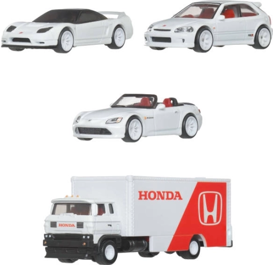 Detaillierte Honda-Modelle im einheitlichen Stil