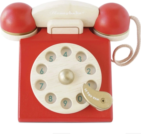 Retro-Holztelefon für Kinder von Le Toy Van