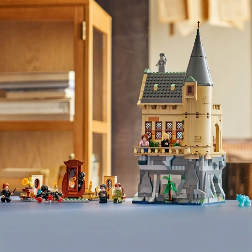 Detailreiche Hogwarts-Architektur