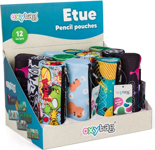 Oxybag Etui rund assort (Verkaufsbox 12 Stk.)