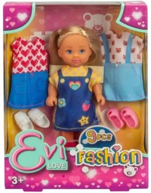 Puppe Evička mit austauschbaren Outfits