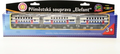 Maxim Holzreplik des S-Bahn-Zugs CityElefant