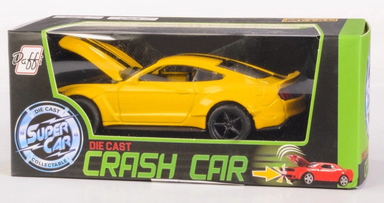 Daffi Crash Car Metallmodell mit Pull-Back-Antrieb