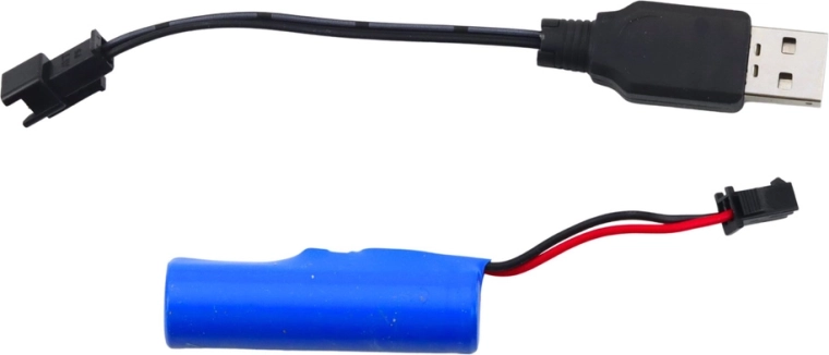 Spielbereit mit Ladeakku