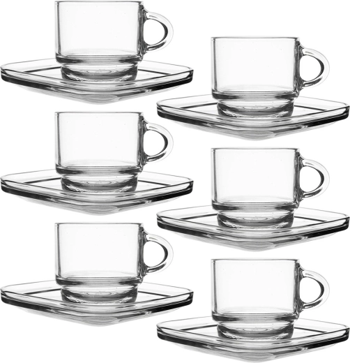 Set mit 6 Tassen für perfekten Espresso