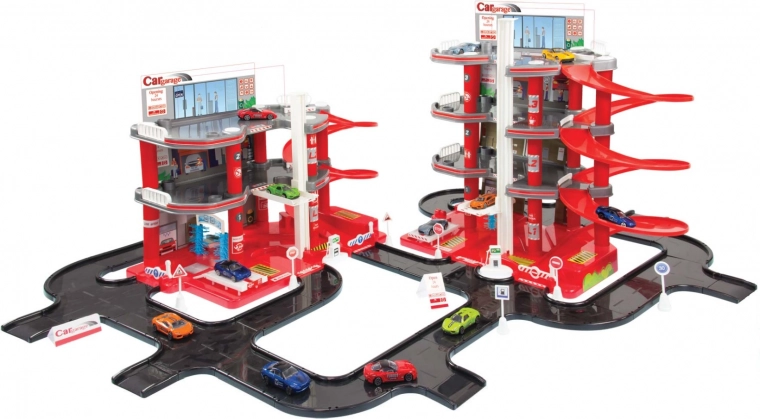 Mochtoys Mega-Garage – Parkset mit Straßen