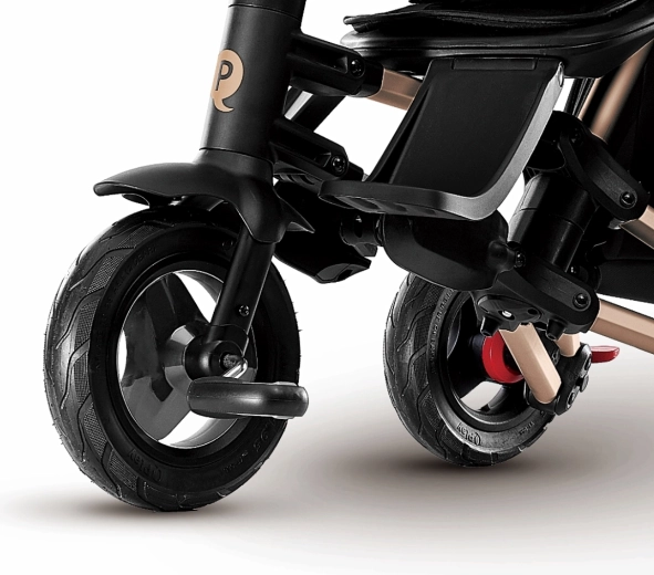 Gummierte schlauchlose Räder und Hinterradbremse für eine sichere Fahrt