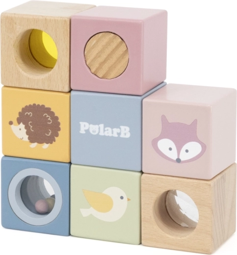 Pastellfarbenes Holzset PolarB