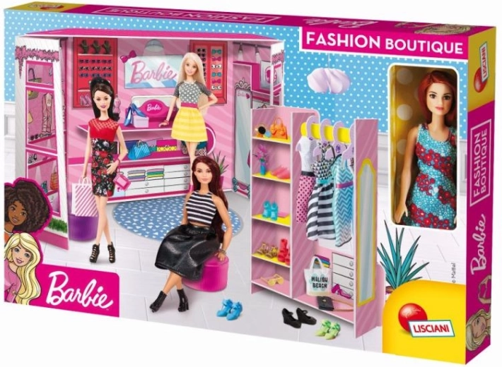 Lisciani Barbie Modeboutique mit Puppe