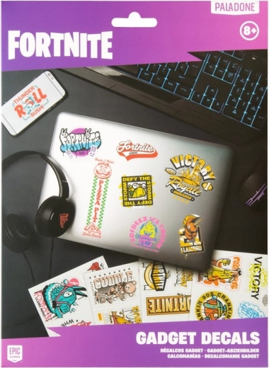 Fortnite technische Aufkleber – Set mit 4 Bögen