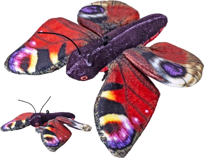 Plüsch-Schmetterling Admiral (Tagpfauenauge) 14 cm