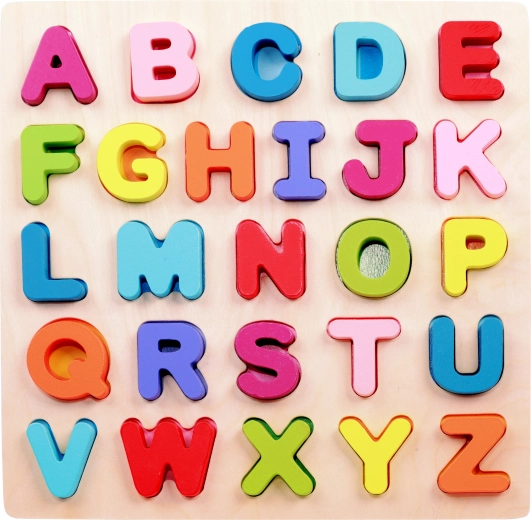 2Kids Toys Steck-Holzpuzzle Alphabet