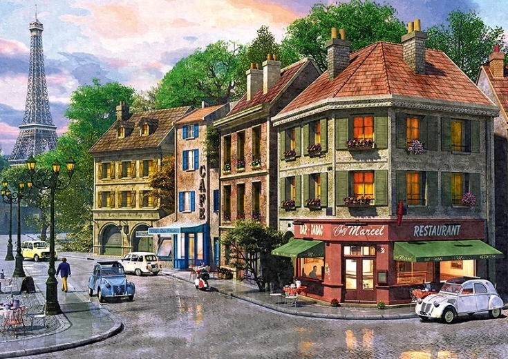 Puzzle 6000 Teile Pariser Gasse