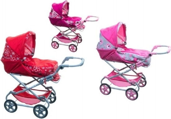 Puppenwagen mit verstellbarem Griff