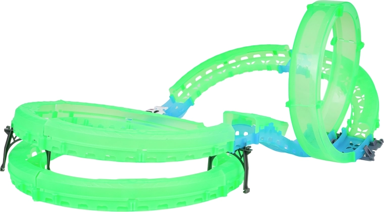 Leuchtende Strecke für die Dunkelheit