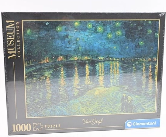 Clementoni Puzzle 1000 Teile Museum – Sternennacht über der Rhône