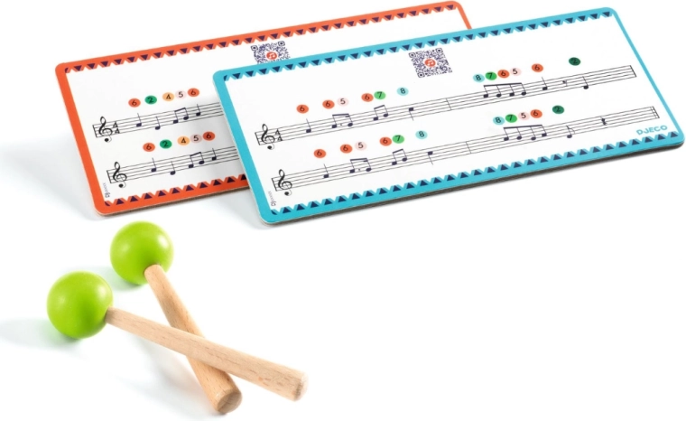 Notenkarten für einfache Melodien