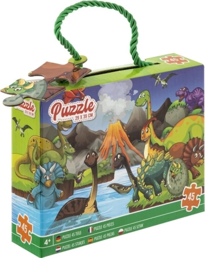 Moxy Puzzle Dinosaurier, 45 Teile