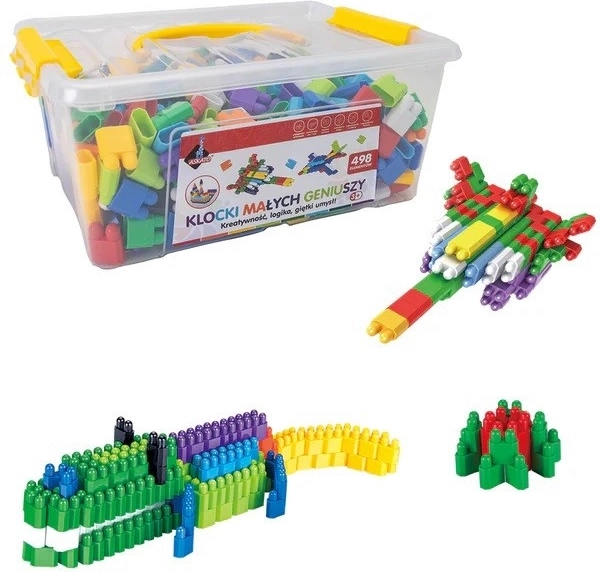Bausteine Kleiner Genies - Ziegelsteine 498 Stück