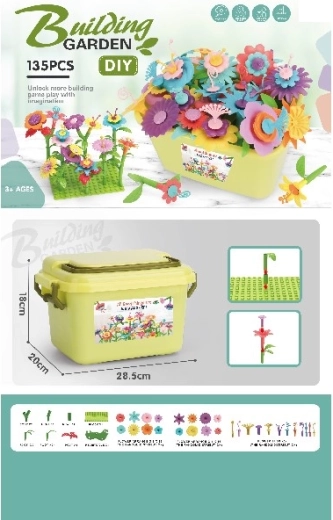 DIY-Blumen-Bausatz, 135 Teile