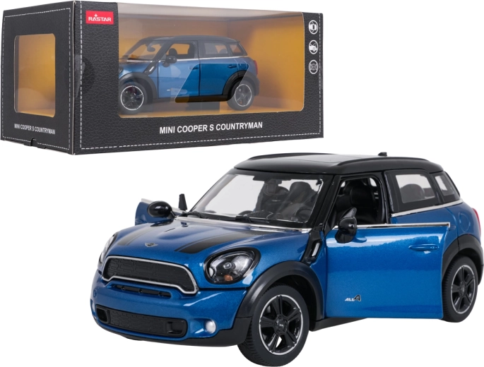 Metallmodellauto MINI Countryman RASTAR 1:24 blau