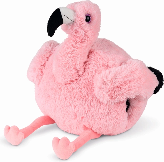 Wärmender Plüsch-Flamingo 3 in 1 - Kissen, Handwärmer und Kuscheltier