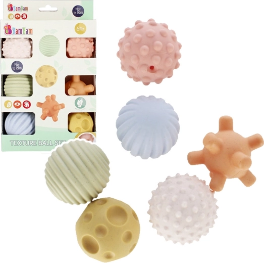 Sensorik-Bälle BAM BAM für Babys 6M+