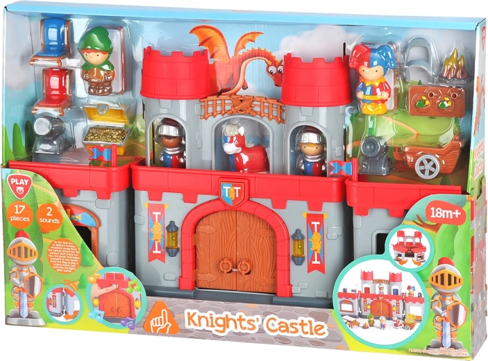 Playgo Ritterburg – Set mit 17 Teilen