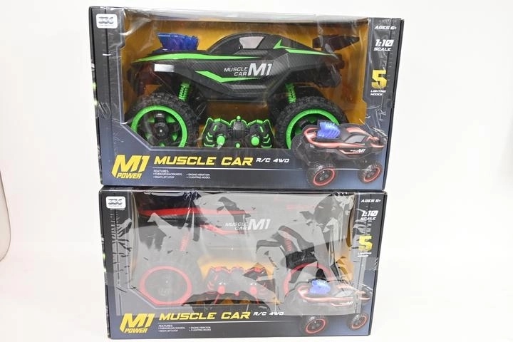 Ferngesteuertes Offroad-Auto M1 Muscle Car 4WD 1:12 mit Licht und Sound