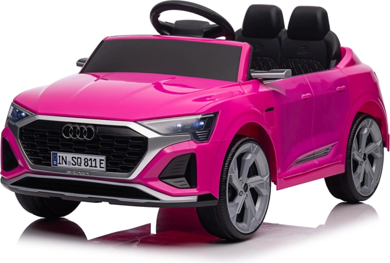 Rosa elektrisches Kinderauto Audi SQ8