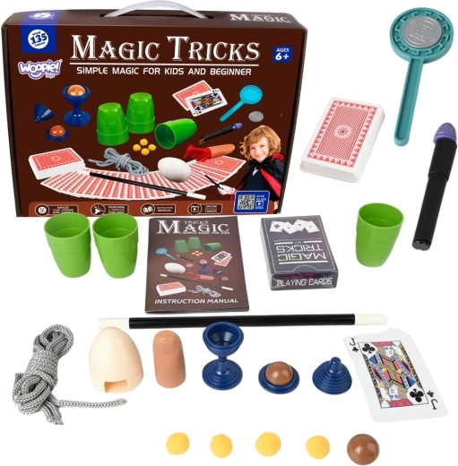 Woopie kleines Zauberset mit Karten und 135 Tricks
