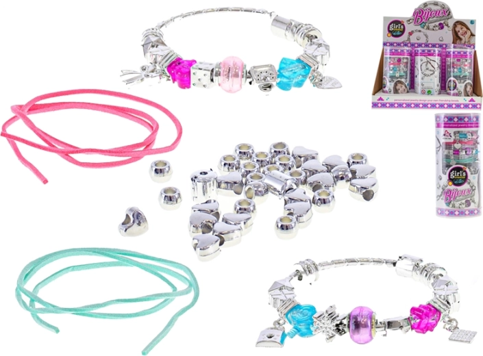 Mädchenset zur Herstellung von Armbändern – 6 Stück in Geschenkbox