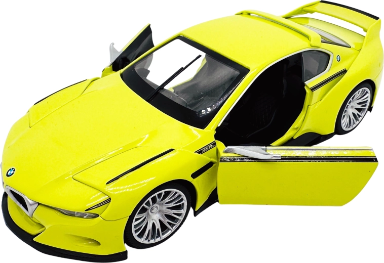 Metallmodell BMW 3.0 CSL Hommage 1:24 gelb