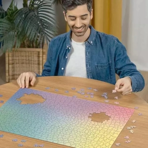Entspannung allein oder gemeinsames Puzzeln