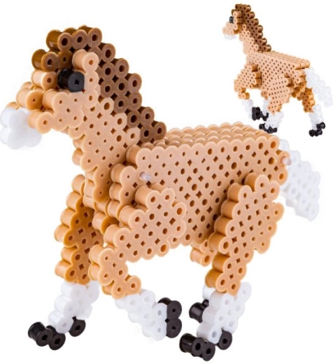 3D Pony-Figur aus Perlen