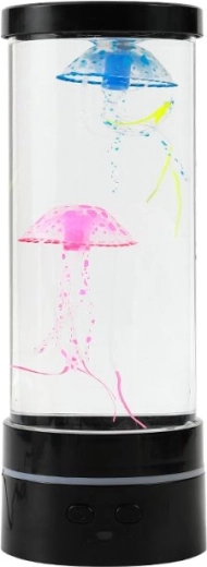 LED-Lampe mit schwimmenden Quallen