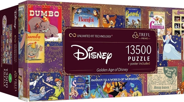 Puzzle 13500 Teile Goldenes Zeitalter Disney