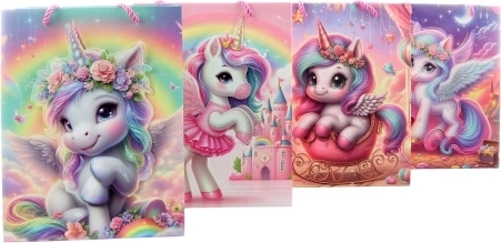 Kinder-Geschenktüte mit Einhorn - 1 Stück