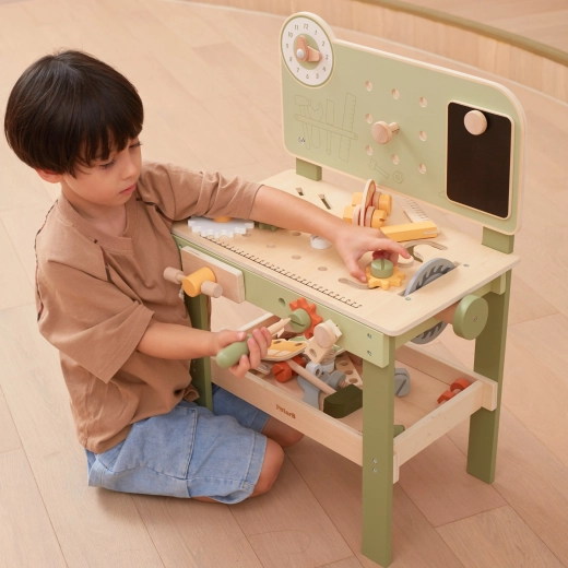 Echte Werkstatt für kleine Tüftler