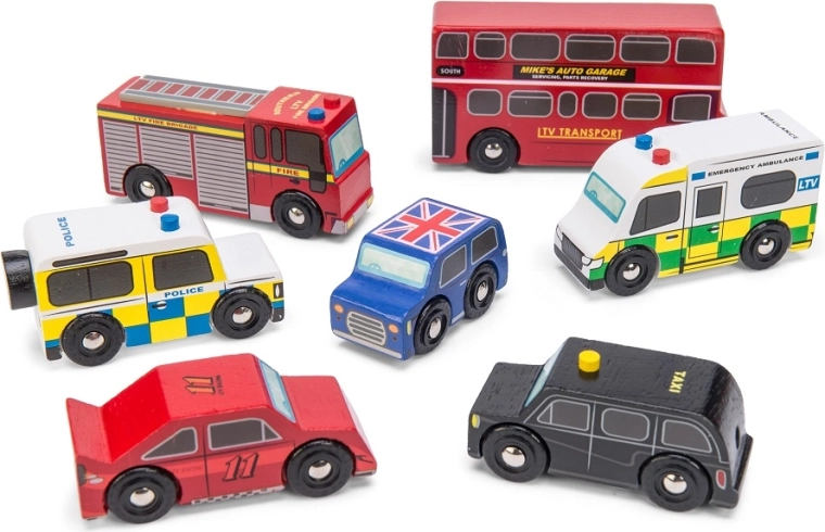 Londoner Holzfahrzeuge von Le Toy Van