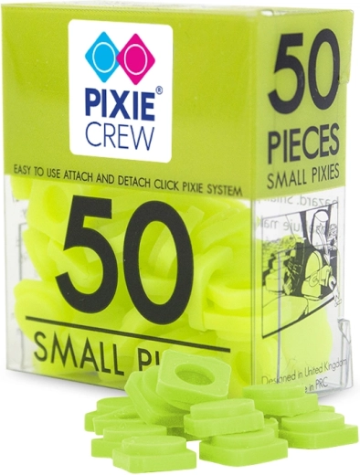Pixie Crew kleine Silikon-Pixel neon-grün (ca. 50 Stk.)