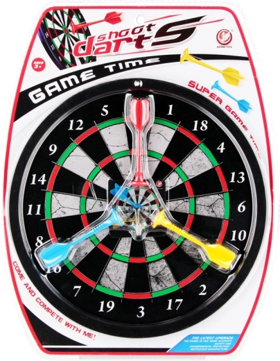 Magnetische Dartscheibe mit Pfeilen