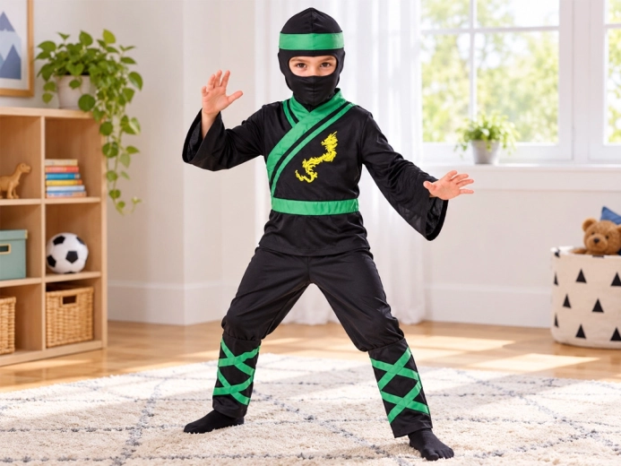 Auffälliger Ninja-Look