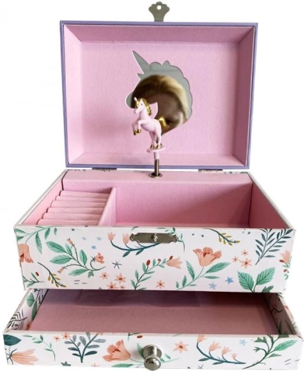 Musikalische Schmuckschatulle mit Einhorn